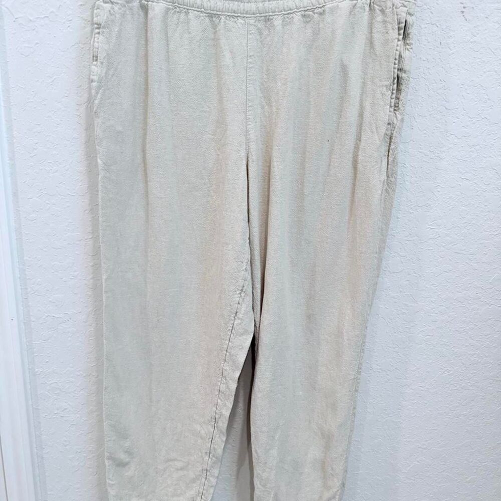 Old-navy Women's Cream and Tan Trousers
